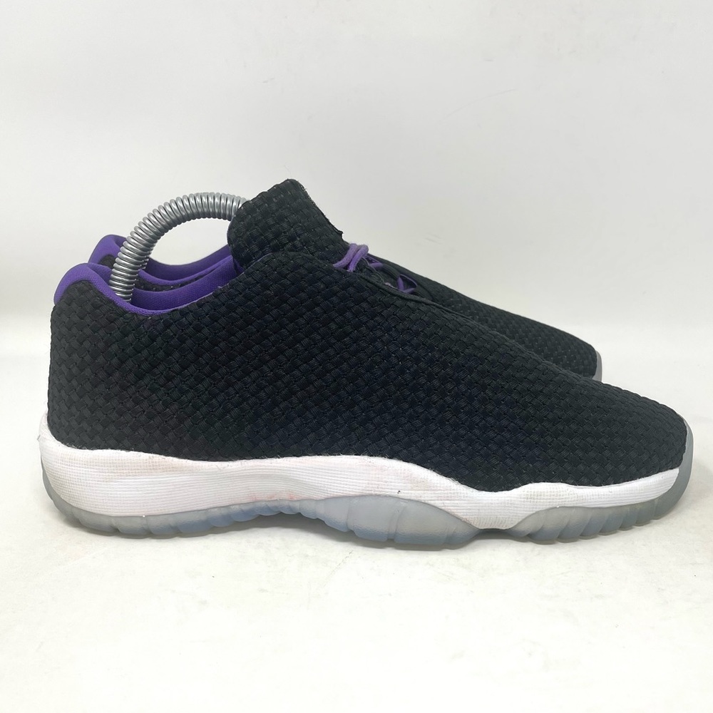 Jordan Future Low GS Sneakers 724814-032 Black‎ Purple Youth 6.5